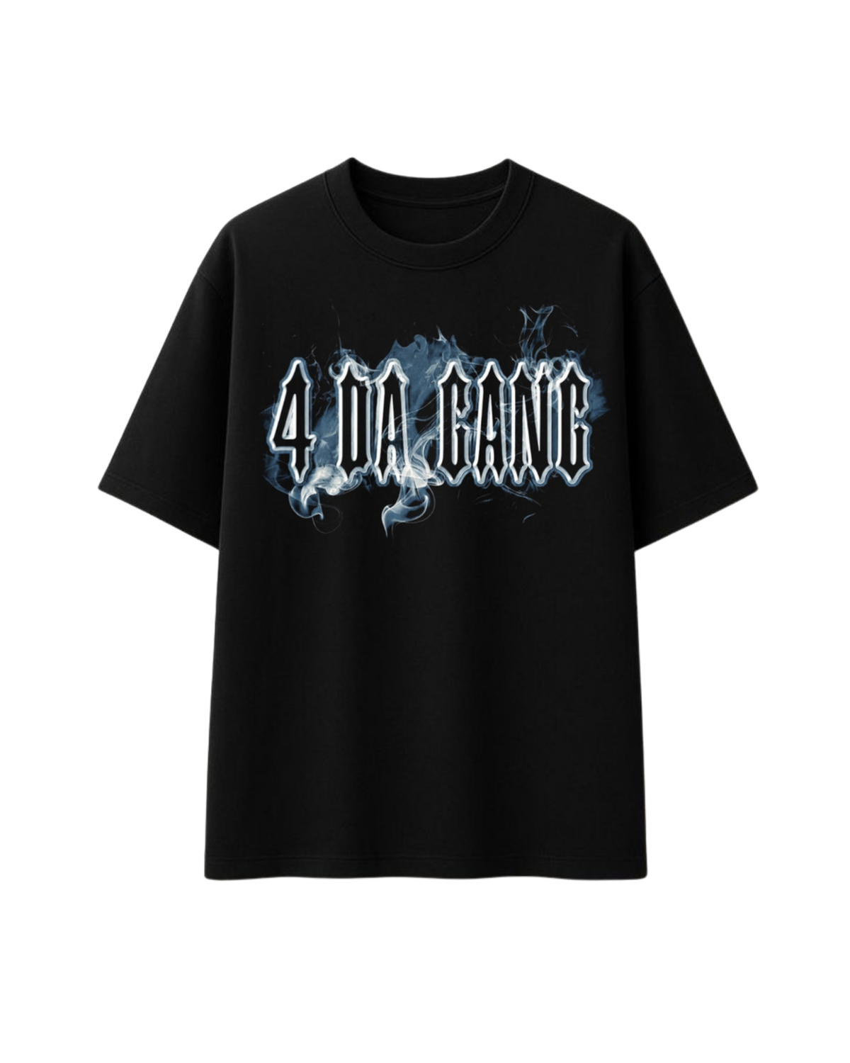 SMOKE LETTERING GRAPHIC TEE