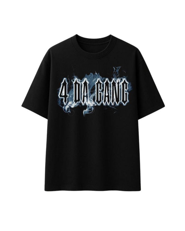 SMOKE LETTERING GRAPHIC TEE