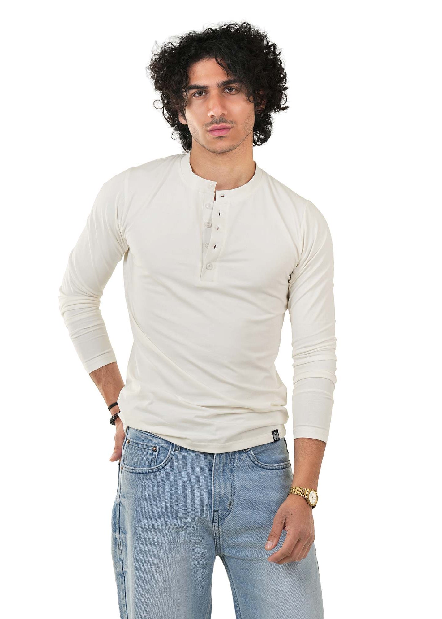HENLEY - OFF-WHITE