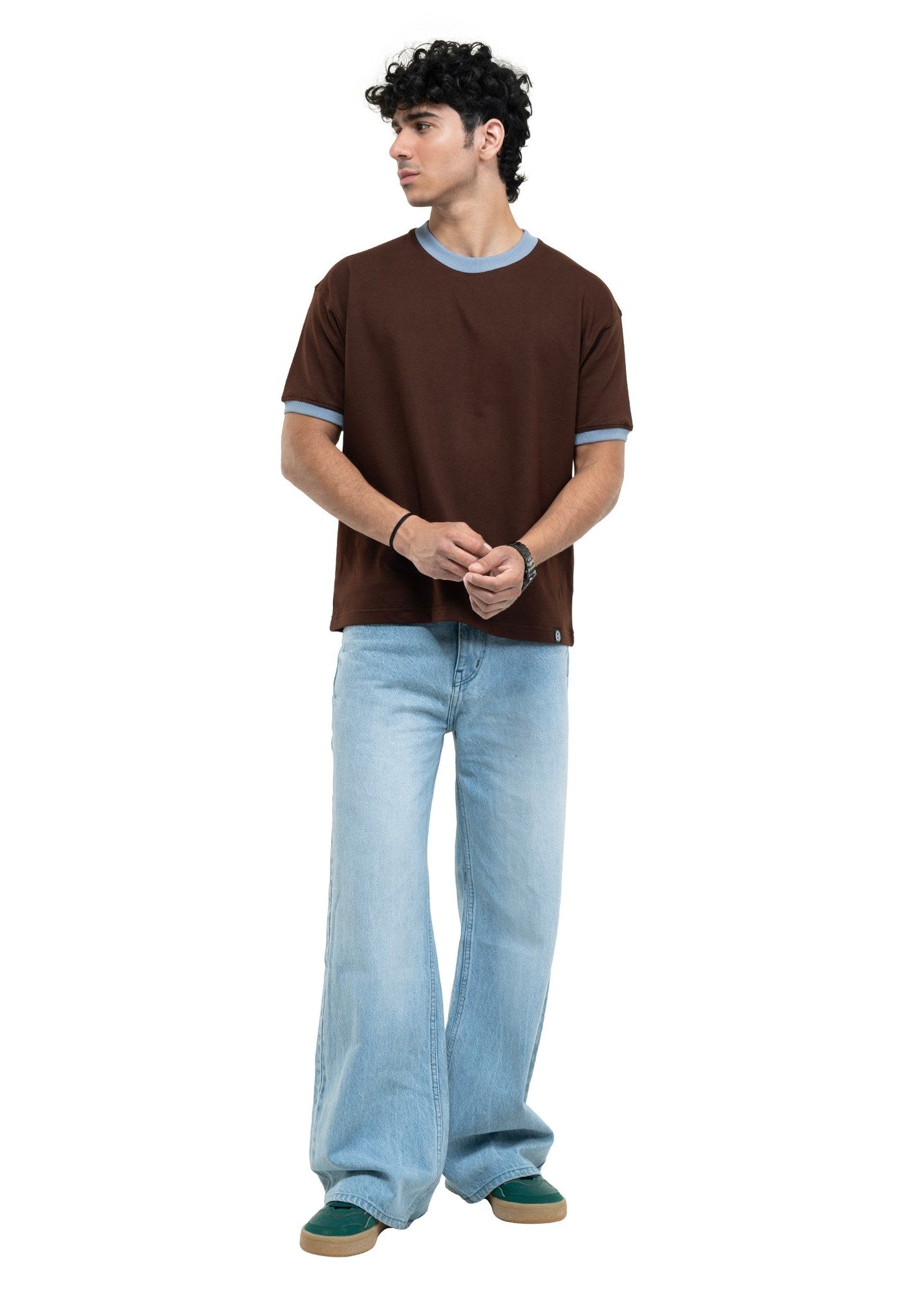 REGULAR RINGER CROPPED TEE I