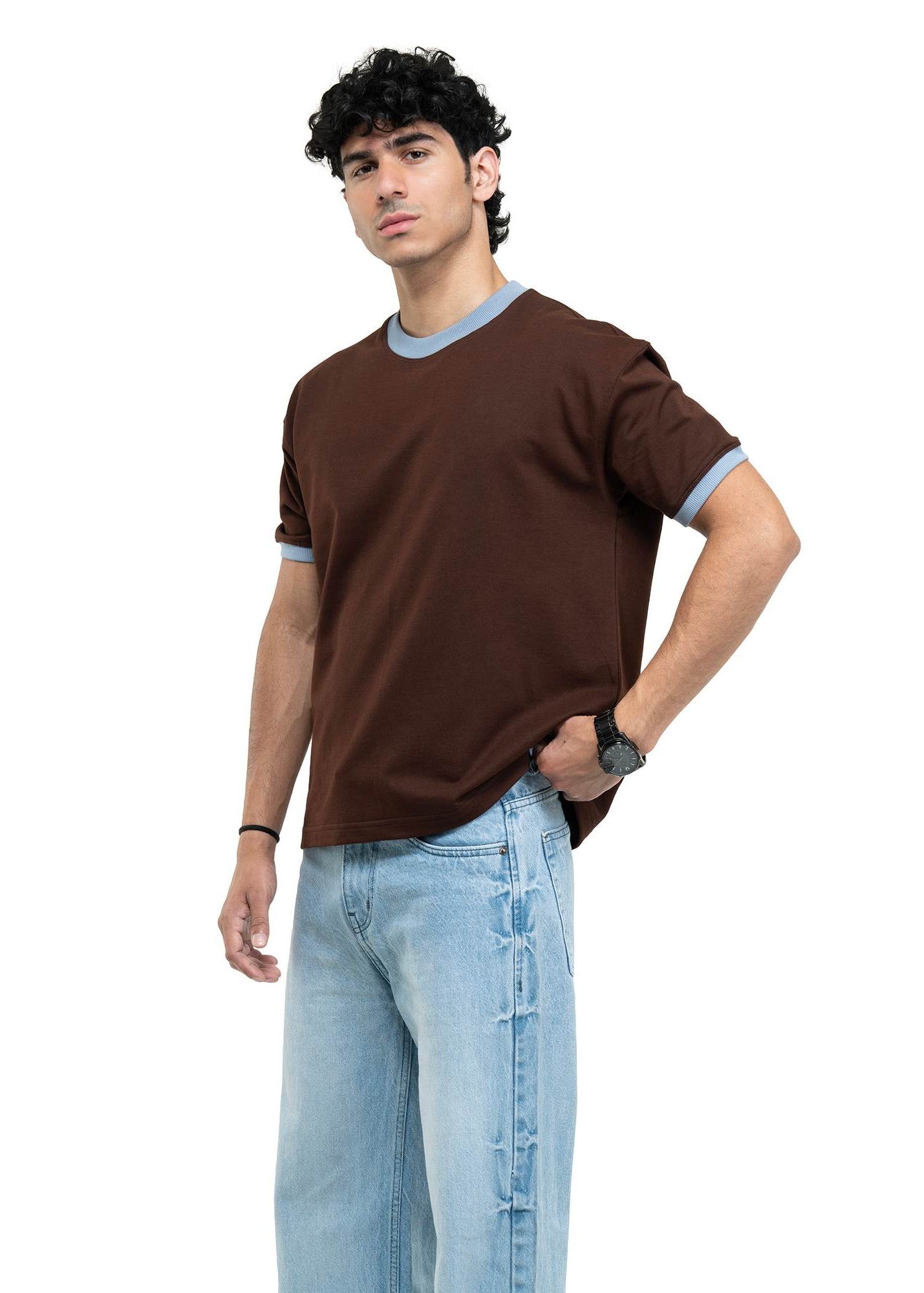 REGULAR RINGER CROPPED TEE I